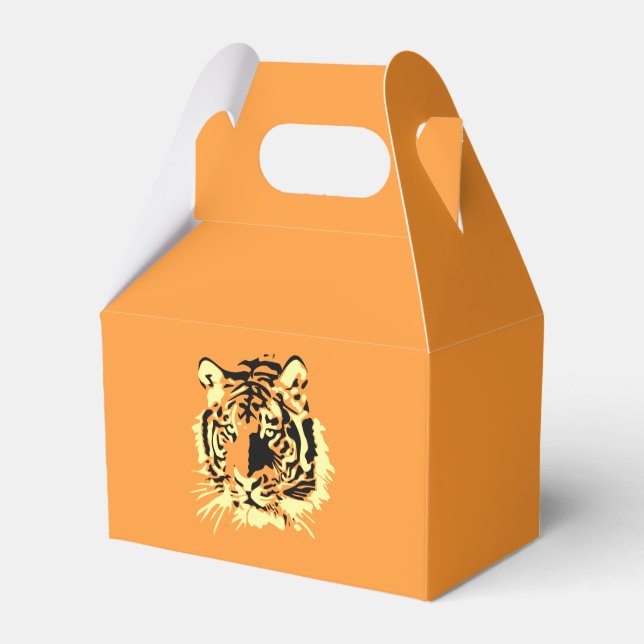 Tiger Favor Boxes (Front Side)