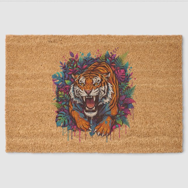 Tiger Fiber Doormat (Front)