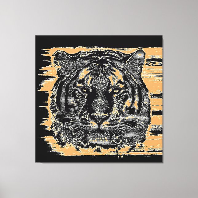 Tiger Fine Art 2 Wrapped Canvas Print (Front)