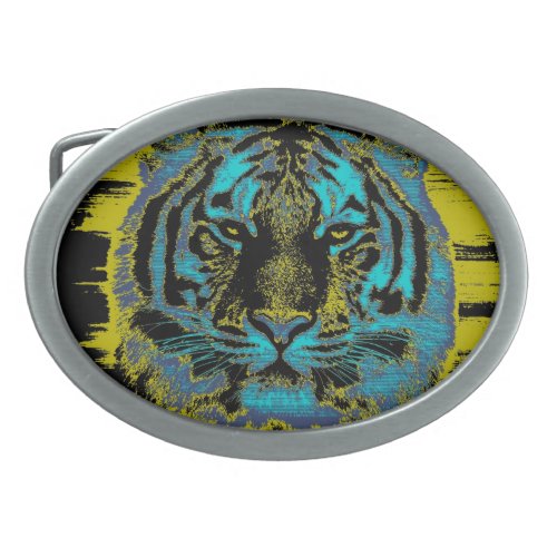 Tiger Fine Art 3 Belt Buckle