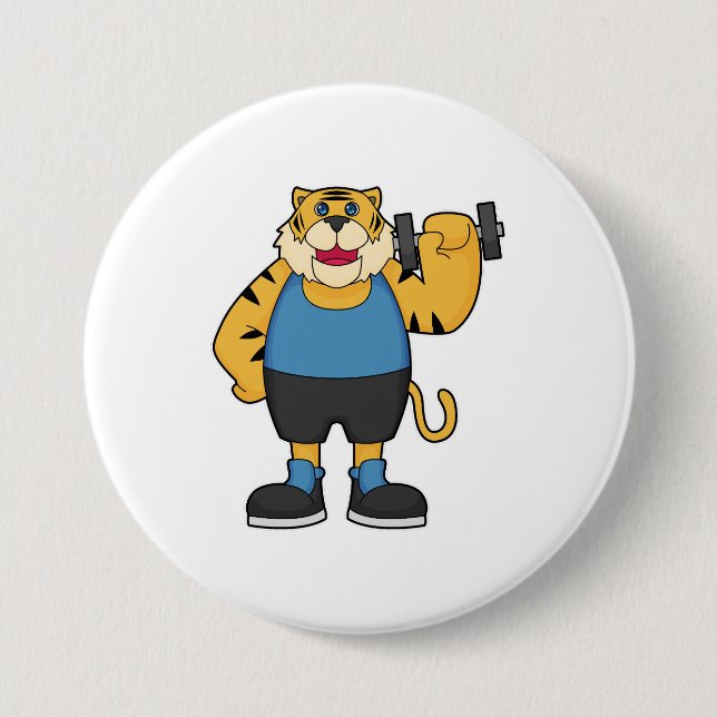 Tiger Fitness Dumbbell Button (Front)