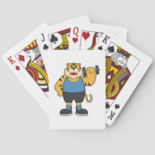 Tiger Fitness Dumbbell Poker Cards (Back)
