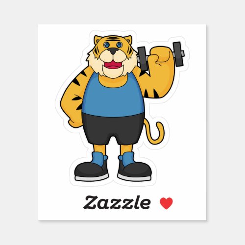 Tiger Fitness Dumbbell Sticker