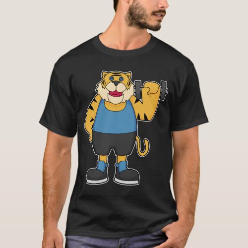 Tiger Fitness Dumbbell T_Shirt