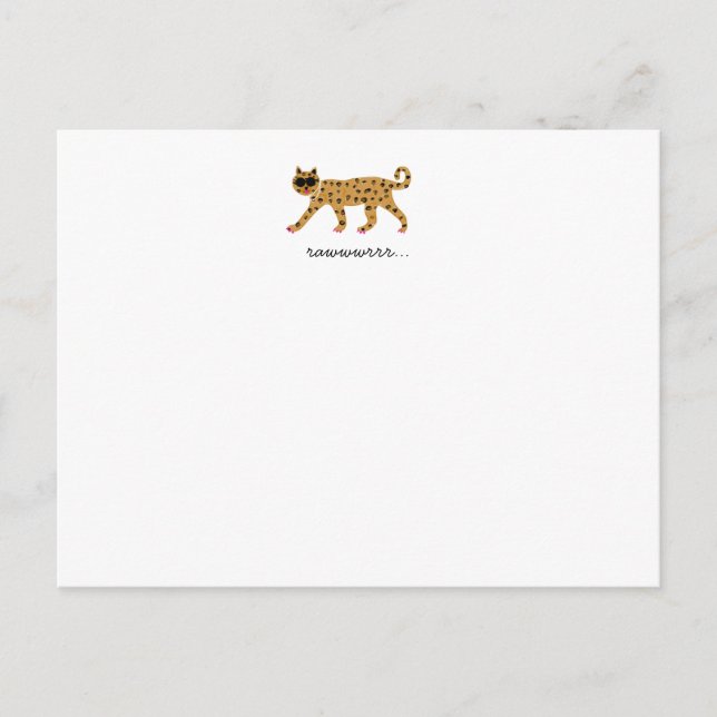 Tiger Flat Notecard (Front)