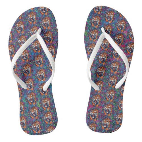 Tiger Flip Flops