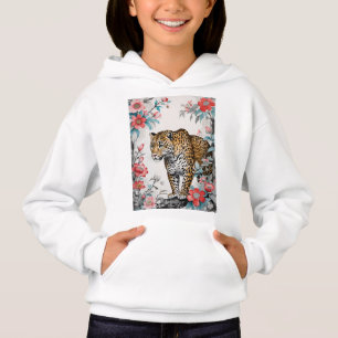 Tiger Floral Hoodie