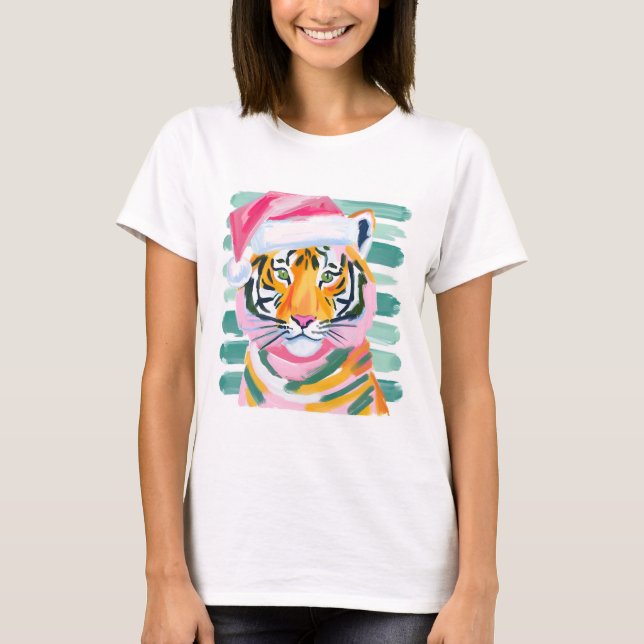 Tiger for Christmas Gift tee (Front)