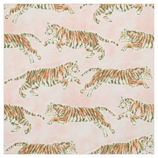 TIGER FORCE Blush Safari Fabric