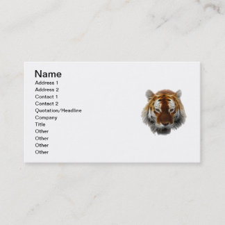 Tiger Fractal Business Card