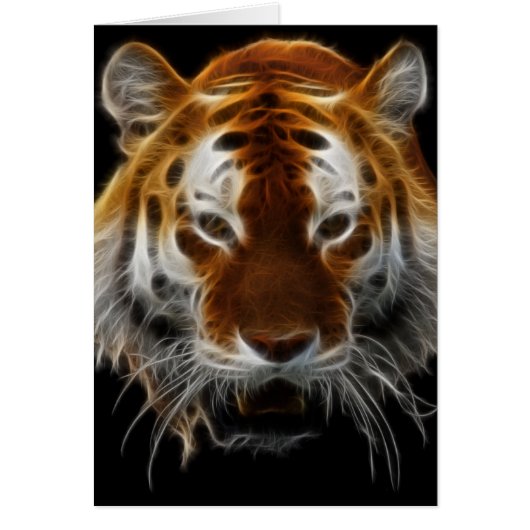 Tiger Fractal Cards (Front)