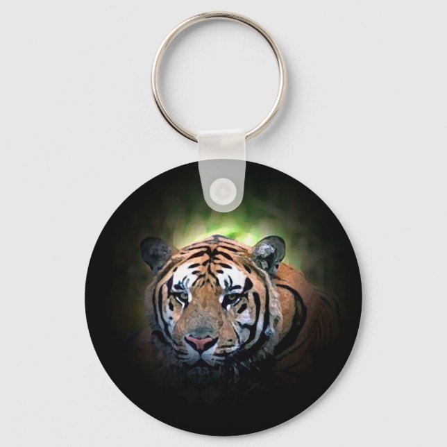 Tiger Free Spirit Keychain (Front)