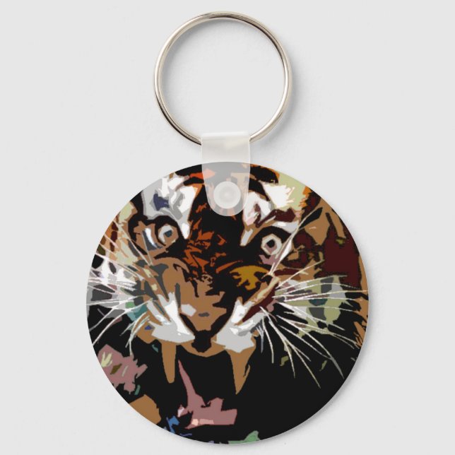 Tiger Freedom Keychain (Front)