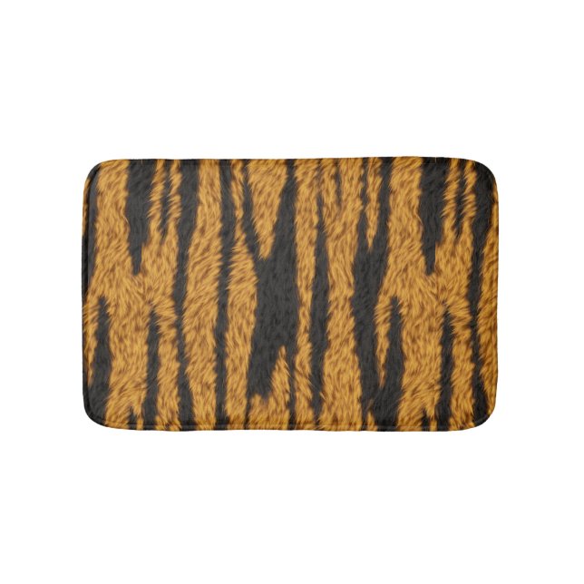 Tiger Fur Bathroom Mat (Front)
