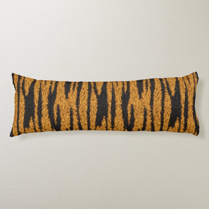 Tiger Fur Body Pillow Zazzle Com