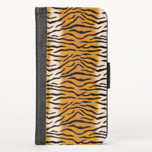 Tiger Fur Pattern iPhone Wallet Case