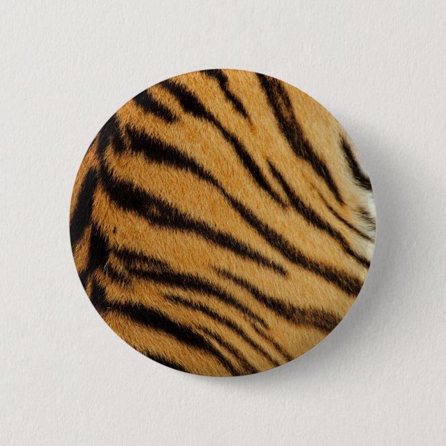 Tiger Fur Stripes Button (Front)