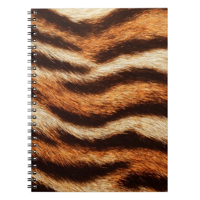 tiger fur texture notebook (Front)