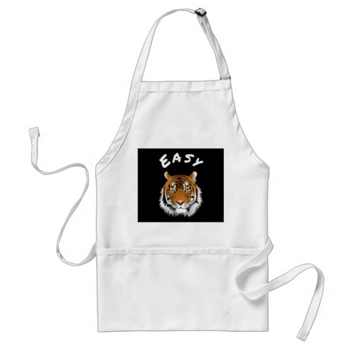 Tiger Gift  Easy Tiger Calm Down Easy Tiger Adult Apron