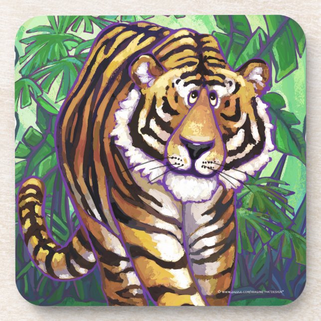 Tiger Gifts & Accessories Drink Coaster (Front)