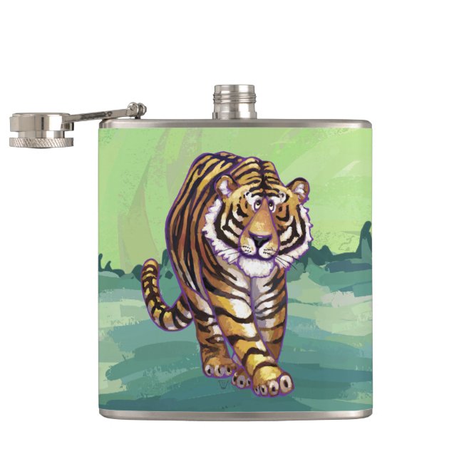 Tiger Gifts & Accessories Hip Flask (Opened)