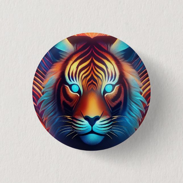 Tiger Glow! Button (Front)