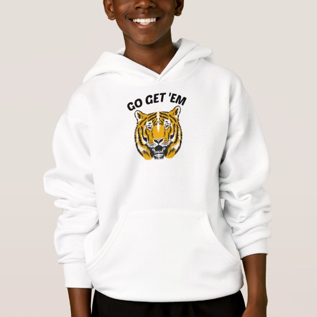 Tiger Go Get 'em  Hoodie (Front)