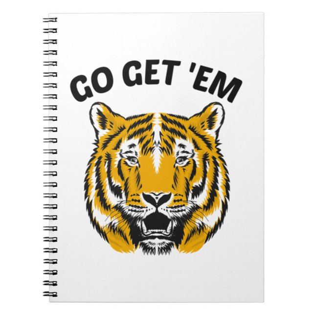 TIGER GO GET 'EM NOTEBOOK (Front)
