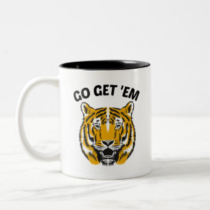 TIGER GO GET 'EM Two-Tone COFFEE MUG