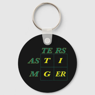 Tiger Goat Woods Masters Keychain