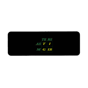 Tiger Goat Woods Masters Label
