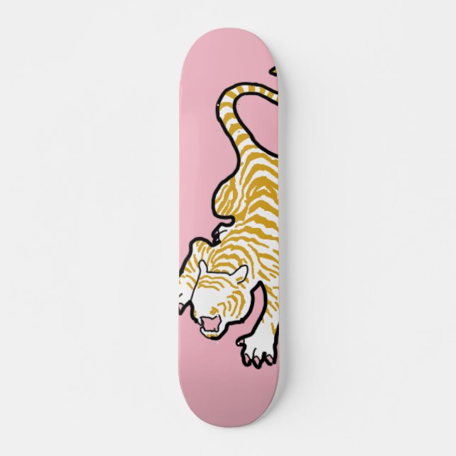Tiger: Golden Skateboard (Front)