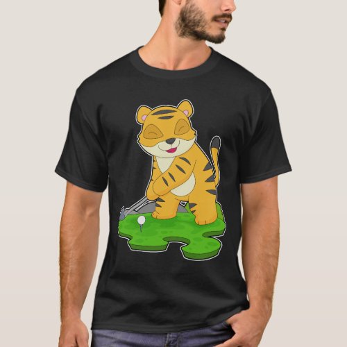 Tiger Golf Golf clubs T_Shirt