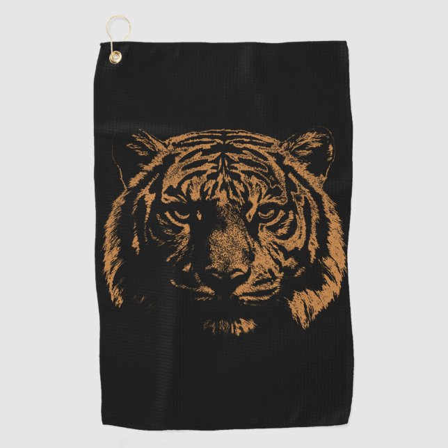 Tiger  golf towel (Front)