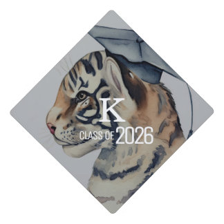 Tiger Graduation Cap Topper