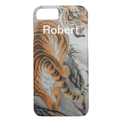 Tiger graphic iPhone 87 case