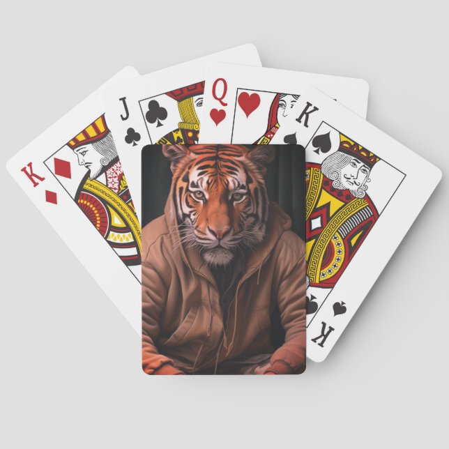 Tiger Guy Poker Cards (Back)
