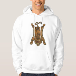 Tiger Hanging By Tail Hoodie
