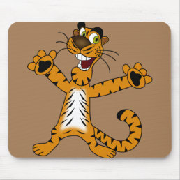 tiger-happy-euphoric-cat-nature mouse pad