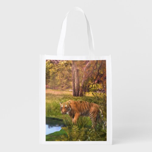 TIGER HAVEN Sumatra Tigers Grocery Bag