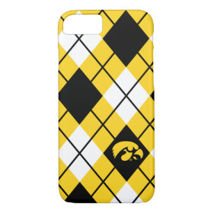 Tiger Hawk Logo Argyle Pattern iPhone 8/7 Case
