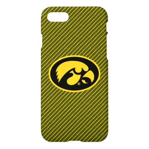 Tiger Hawk Logo  Carbon Fiber Pattern iPhone 87 Case