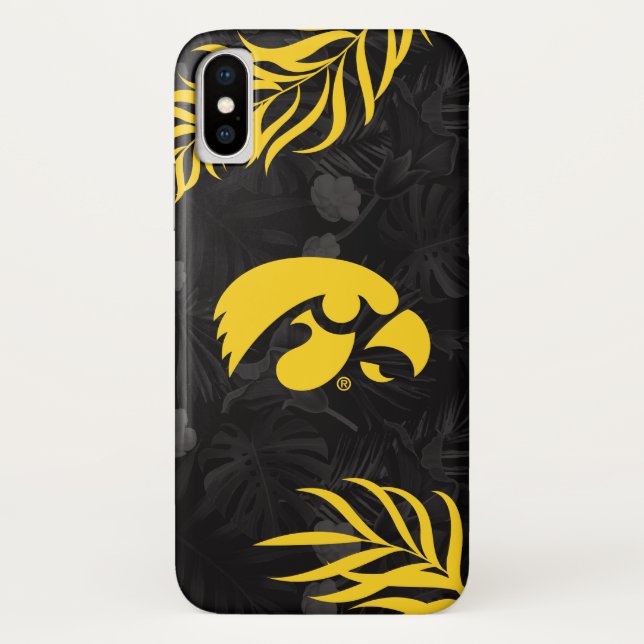 Tiger Hawk Logo | Hawaiian Floral Case-Mate iPhone Case (Back)