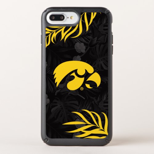 Tiger Hawk Logo  Hawaiian Floral Speck iPhone Case