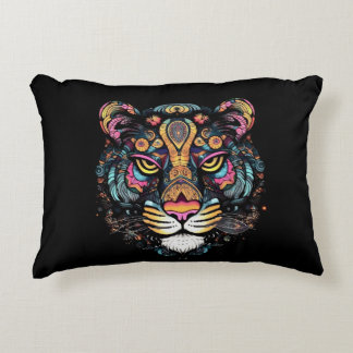 Tiger Head  Accent Pillow
