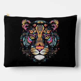 Tiger Head  Accessory Pouch