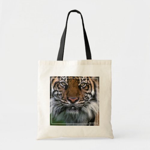 Tiger Head and Face Tote Bag