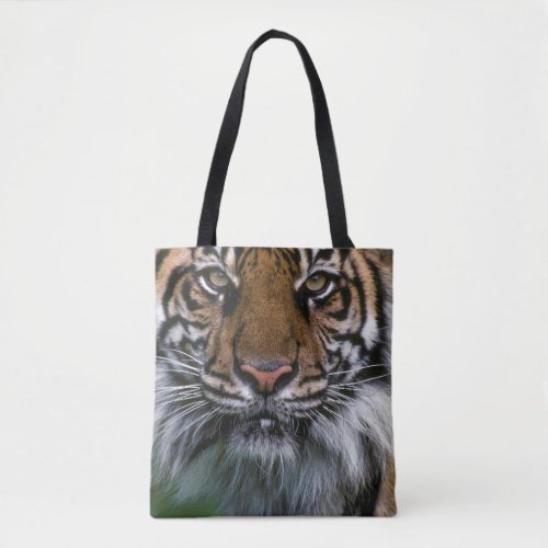 Tiger Head and Face Tote Bag