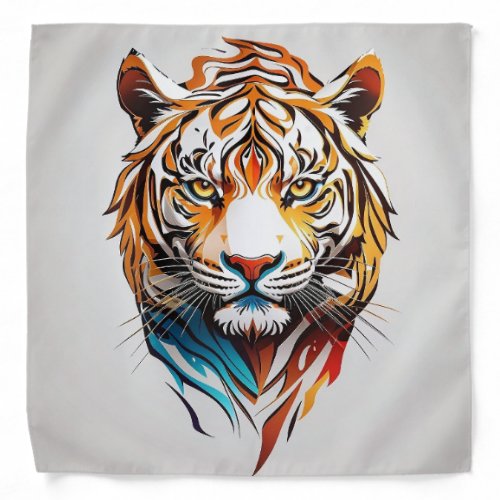 Tiger head bandana