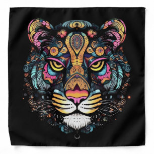 Tiger Head Bandana
